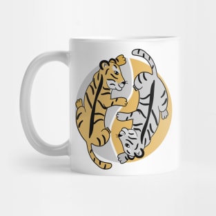 Yin Yang tigers Mug